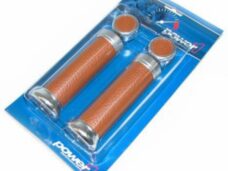 handvatset Power1 retro universeel leer cognac