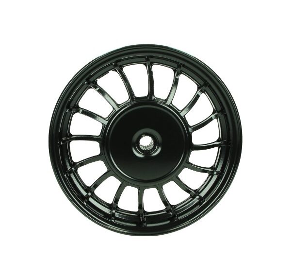 Achterwiel (voor enkele schokbreker) 10 inch zwart glans — geschikt voor AGM vx50s