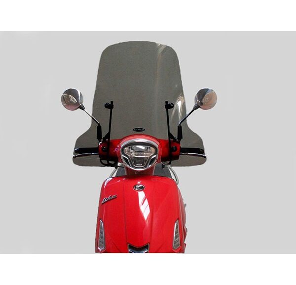 windscherm Kymco origineel met bevestigingsset hoog smoke new like 29920029s