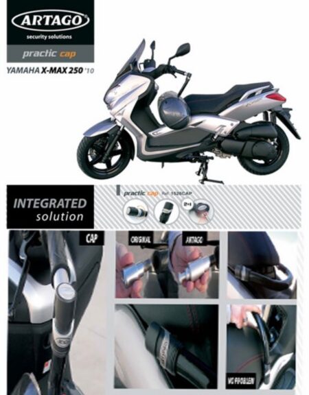 stuurslot artago antirobos yamaha x-max 125cc=op=op