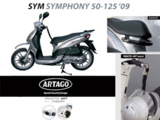 Stuurslot Artago antirobos luxe — geschikt voor Sym Symphony St