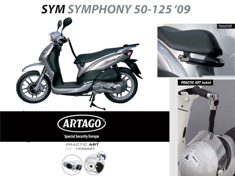 Stuurslot Artago antirobos luxe — geschikt voor Sym Symphony St