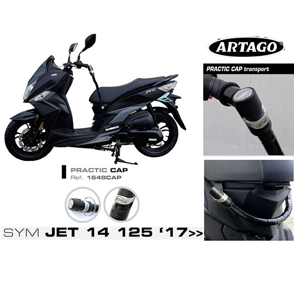 Stuurslot Artago antirobos — geschikt voor Sym Jet 14