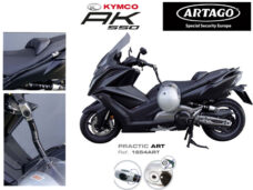 Stuurslot Artago antirobos luxe — geschikt voor Kymco ak550