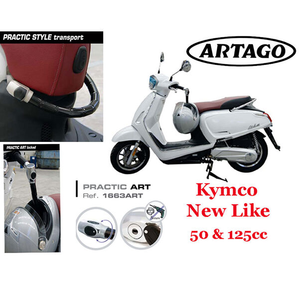 Stuurslot Artago antirobos luxe — geschikt voor Kymco New Like