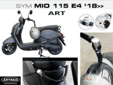 Stuurslot Artago antirobos luxe — geschikt voor Sym Mio 50i