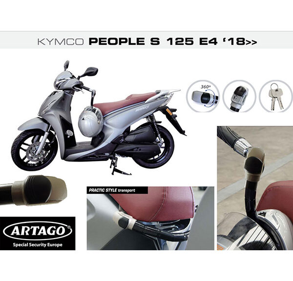 Stuurslot Artago antirobos — geschikt voor Kymco New People-s