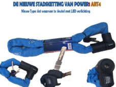 kettingslot Power1 art 4-sterren vaste kop 150cm