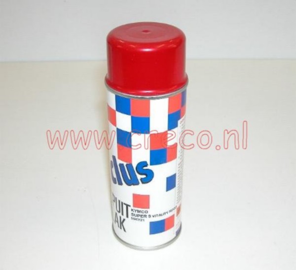 spuitlak Quick Kymco 400mL spuitbus rood k-pipe