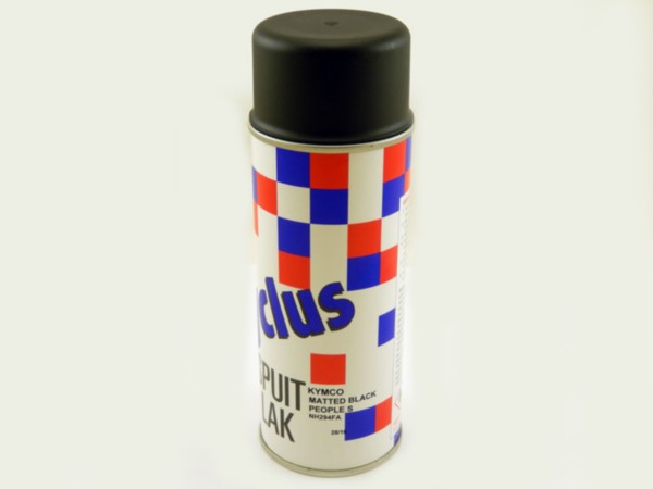 spuitlak Quick kymco 400mL spuitbus zwart mat new like