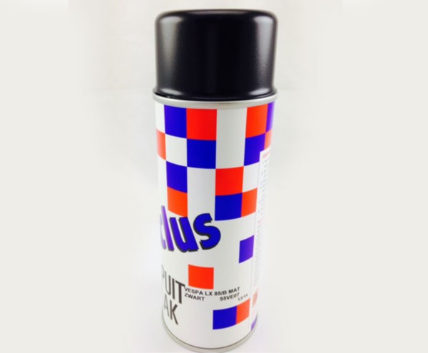 spuitlak Quick mat zwart 85/B 400mL spuitbus gts alle mod.