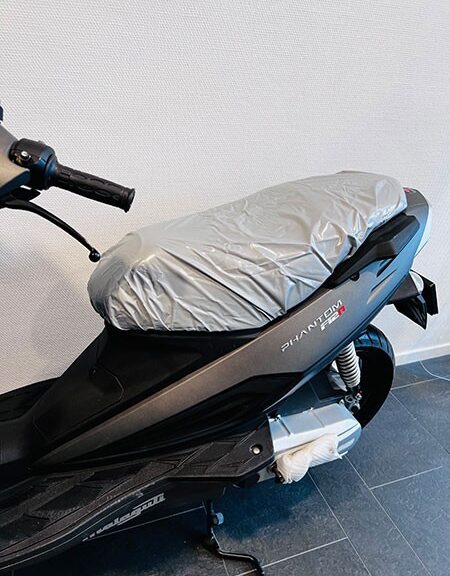 regenhoes bogart buddyseat pvc 60x90cm M grijs