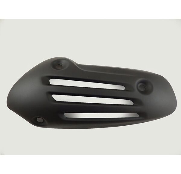 hitteschild Piaggio origineel uitlaat euro-4/5 zwart mat primavera 4t-3v