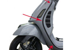 Sierstrip Piaggio origineel beenschild — geschikt voor Piaggio
