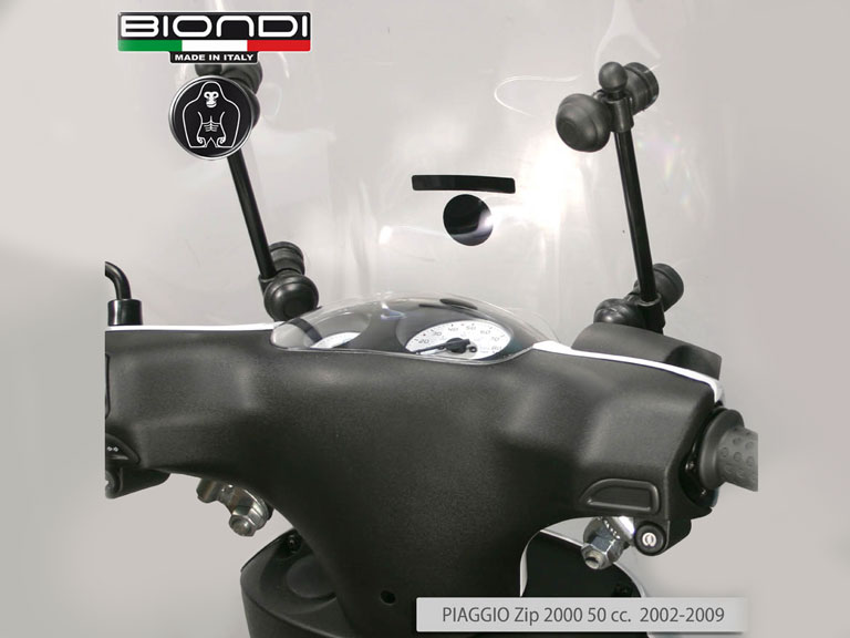 Windscherm biondi bevestigingset (voor scherm 103111) — geschikt voor Piaggio