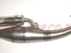 Uitlaat LeoVince hand made TT aluminium minarelli hor