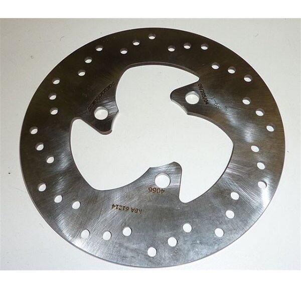 remschijf newfren 3-gaats (Brembo) voor+achter 190mm aerox