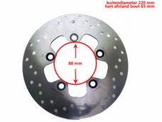 remschijf 5-gaats kymco 220mm new like 45121-lgr5-e80