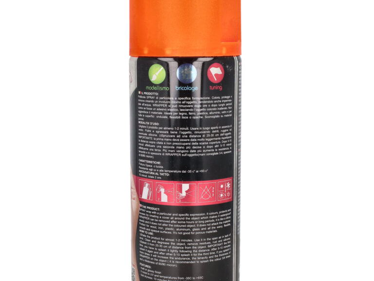 Spuitlak Wrapper Oranje Plastidip 400ml Spuitbus Fluor=op=op