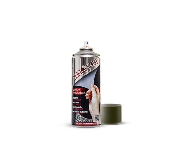 spuitlak wrapper plastidip 400mL spuitbus grijs/groen=op=op