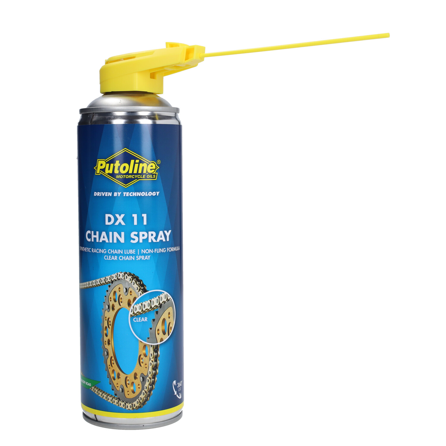 Kettingspray Putoline Synthetisch Dx11 500ml 70082/70083 - Afbeelding 2