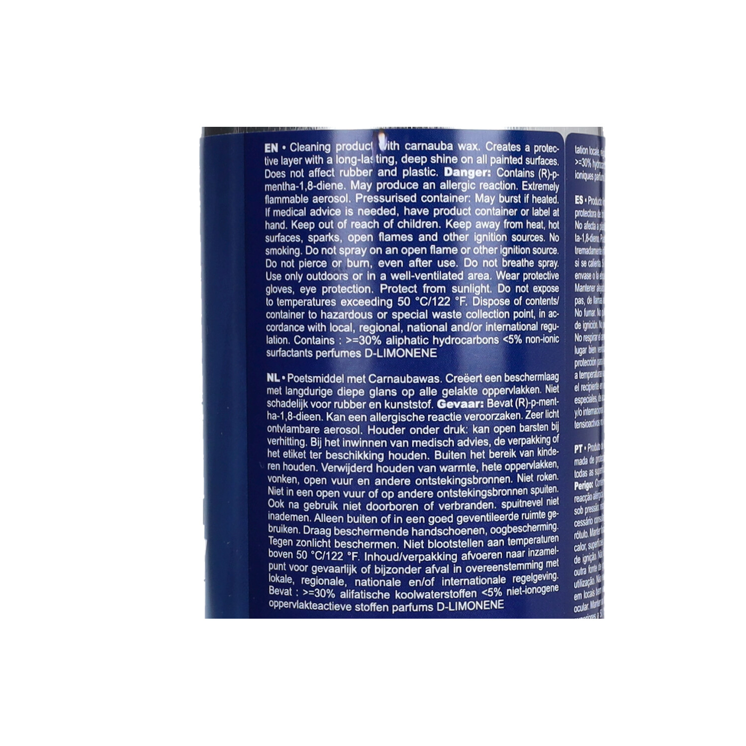 Poetsmiddel Putoline Rs1 Polish Wax 500ml Spuitbus 70315
