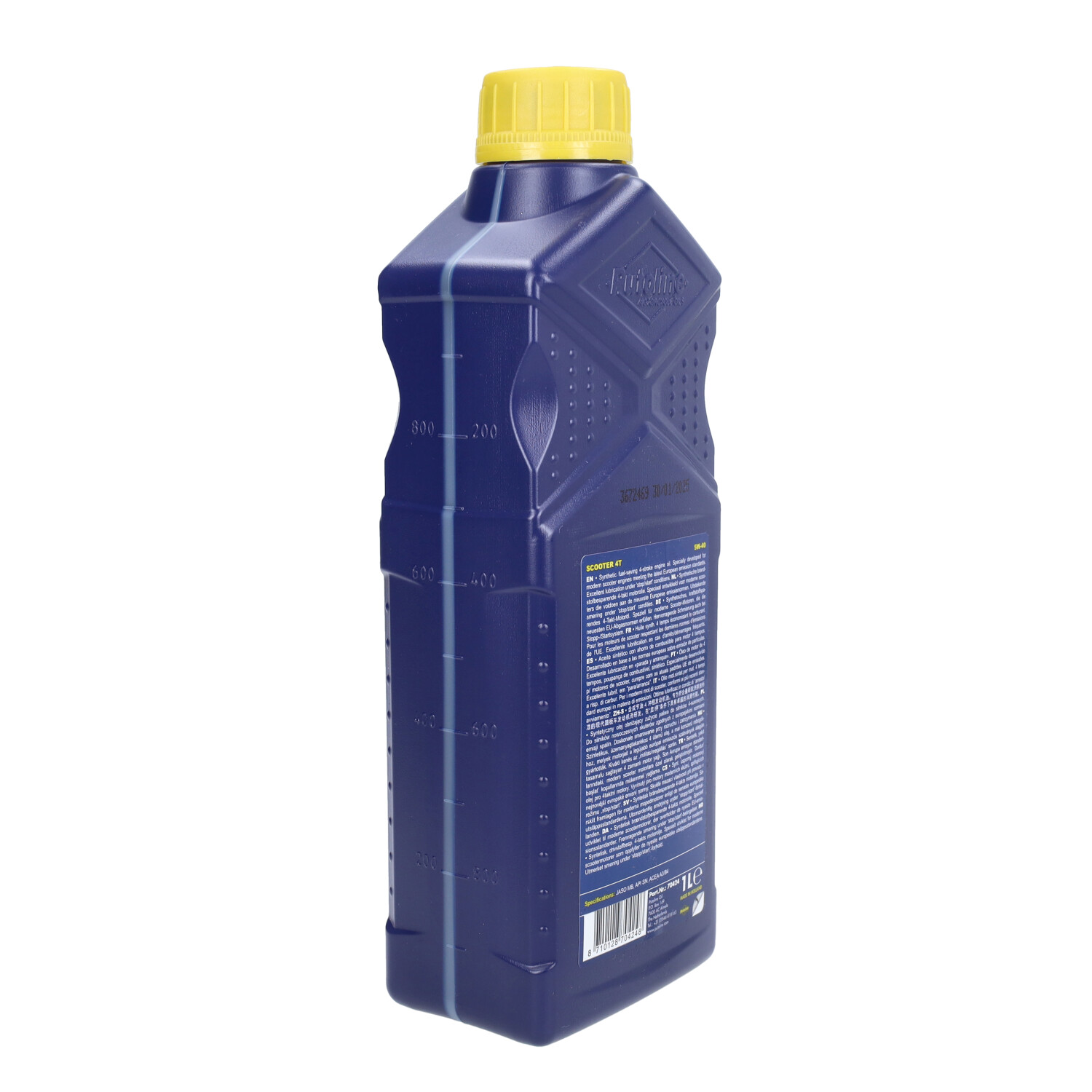 Motorolie Putoline 5w40 Synthetisch Scooter 1l Fles 70424