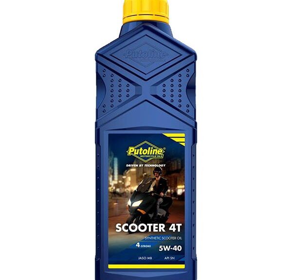 motorolie putoline 5W40 synthetisch scooter 1L fles 70424