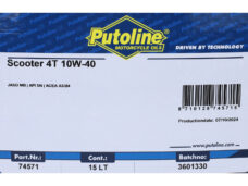 Motorolie Putoline 10w40 Half Synth Scooter 15l 74571