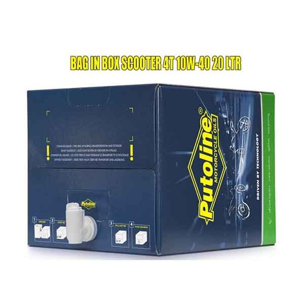 motorolie putoline 10W40 half synth scooter 15L 74571
