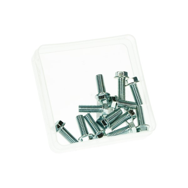 Bout zeskant flens m6x16mm