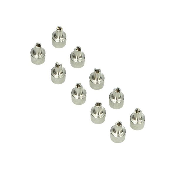 ventieldop + gaffel 10pcs bromfiets