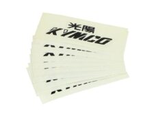 Sticker woord [ — geschikt voor Kymco 8cm