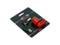 Scheibenbremsschloss RMS klein 5.5 mm rot