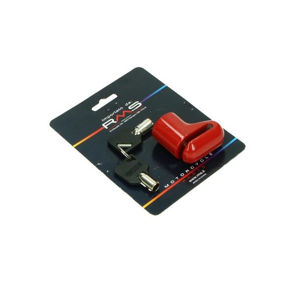 Schijfremslot RMS klein 5.5mm rood