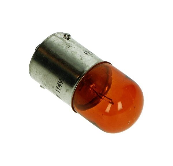 lamp 12V flosser 10W ba15 oranje 1pcs