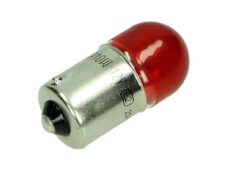 Lamp 12V bosma 10W ba15 rood