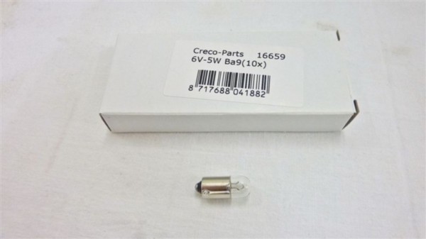 lamp 6V bosma 5W model buis 11x44 1pcs
