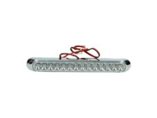 Remlicht Power1 LED universeel rood chroom