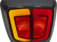 achterlicht Power1 e-keur + knipperlichten led smoke euro-4/5 zwart mat primavera