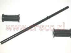 voetsteunbeugel + rubber zwart puch maxi