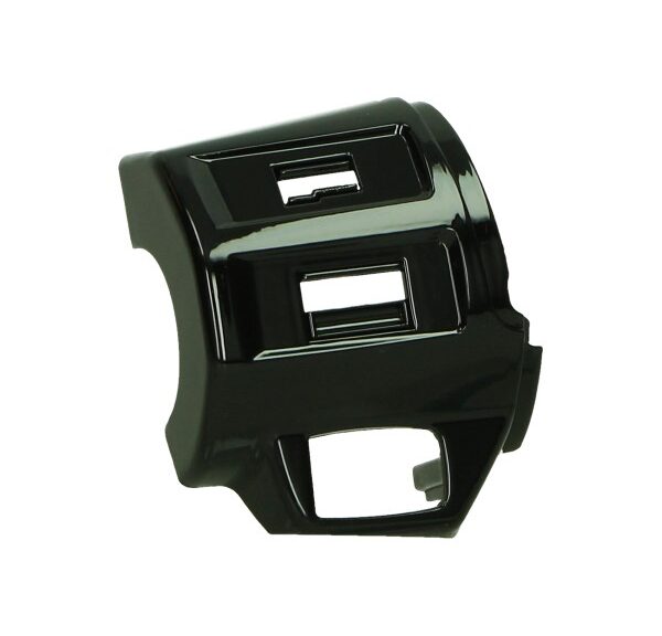 Steering switch housing >2018 left black gloss primavera