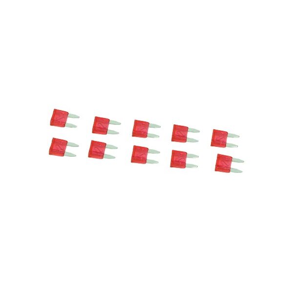 Zekering model insteek klein 10amp rood