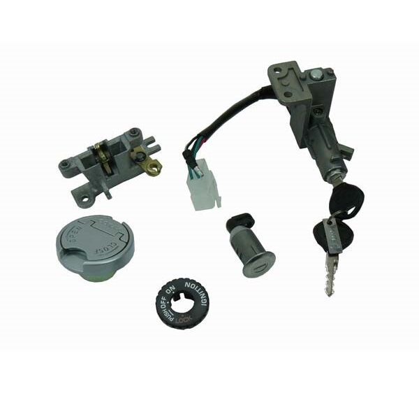 contactslot Kymco origineel + tankdop kort buddyseat 12 inch agility