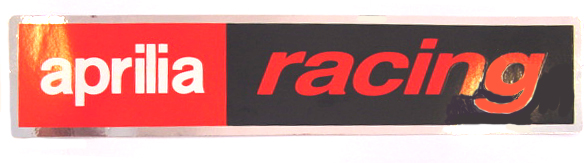 Sticker falko woord [apr racing] — geschikt voor Aprilia 46x220mm