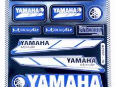 Stickerset falko sponsor Dunlop/Max air — geschikt voor Yamaha 11-delig Universeel