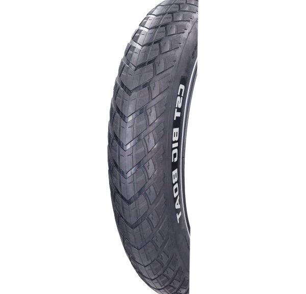 buitenband CST + reflectie Big Boat 20x4.0 zwart fatbike