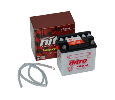 Nitro NB3L-A YB3L-A 12V droge accu voor Honda DT50 MBX NSR