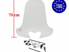 windscherm Regia met bevestigingsset (made in EU) hoog honda 70cm helder vision 4t 2012