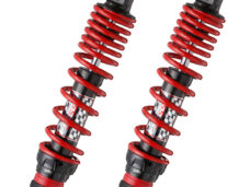 YSS Hybrid DTG schokbrekerset 315mm rood voor Honda PCX 125 150